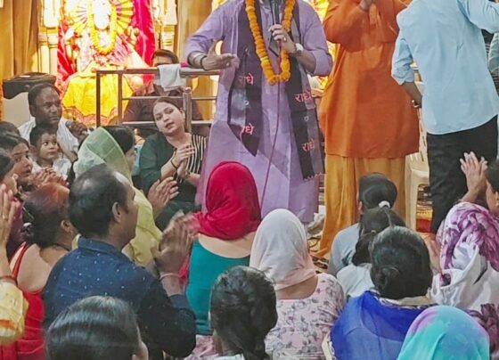 योगिनी एकादशी पर सजा बाबा श्याम का दरवार