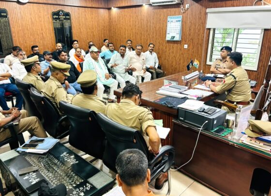 कांवड यात्रा को लेकर एसपी सिटी ने संगठनों के साथ की बैठक